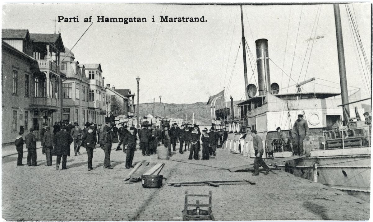 Parti af Hamngatan, Marstrand