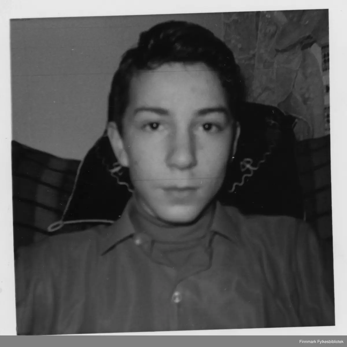 Denne ungen mannen er Svein Johansen fra Mårnes i Porsanger. Finnmark