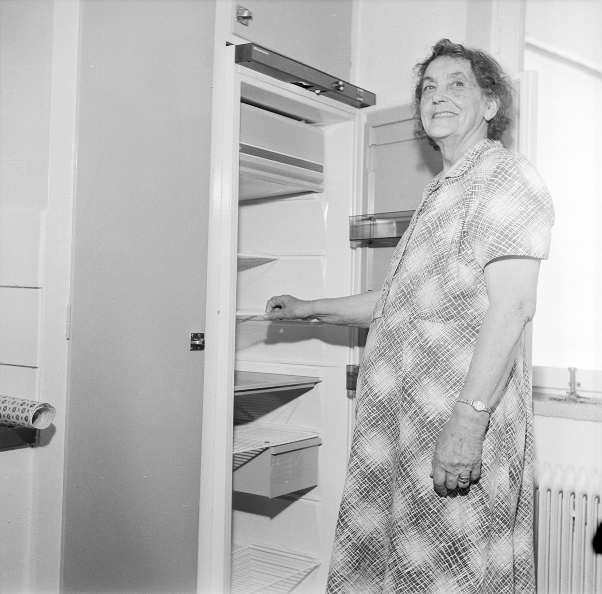 Nyrenoverade pensionärslägenheter i Tierp, Uppland 1972