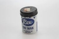 En boks Rex ski wax med svart lokk