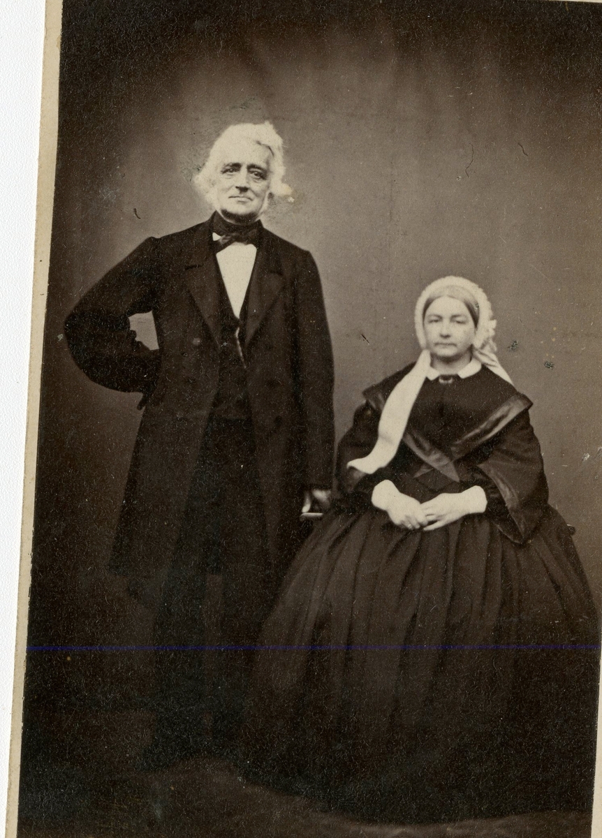 Tellef Dahll Schweigaard og frue Marie Margrethe, født Rømer