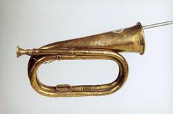 Postmuseet, gjenstander, posthorn, trompettype, lenke.