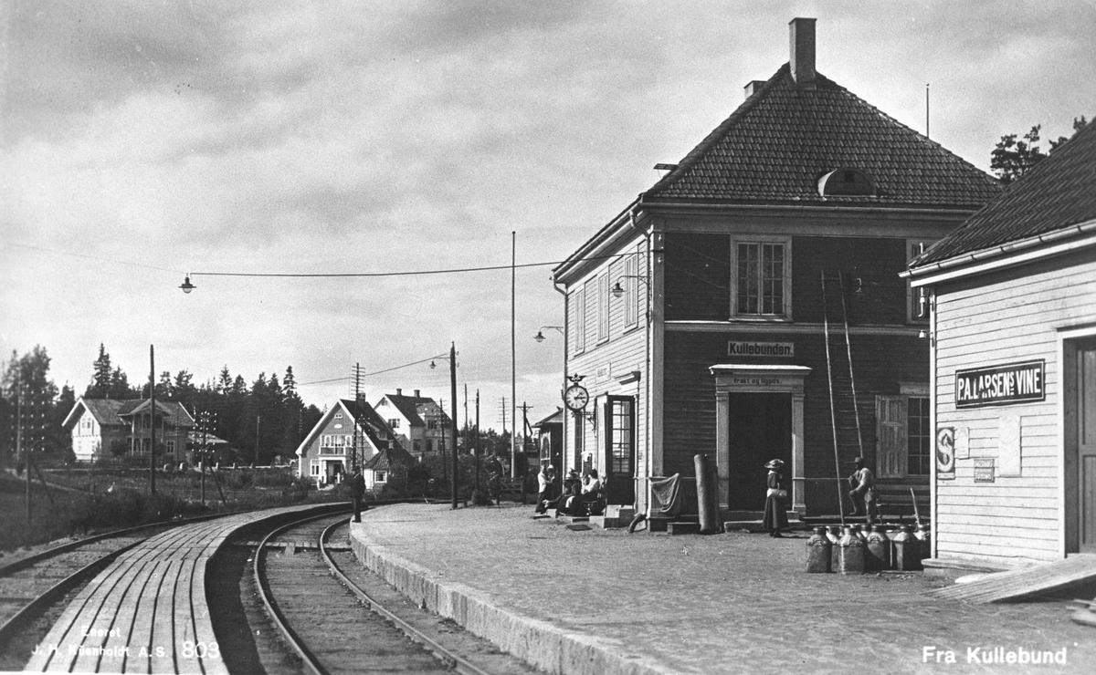 Kolbotn jernbanestasjon (postkort)