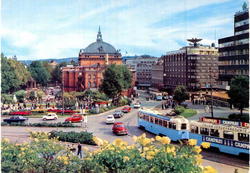 Krysset Stortingsgata - Frederiks gate - Drammensveien. Stud