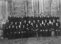 Romsdal Amtskole, 1896/97..Amtskolen var i Måndalen i 1895-9