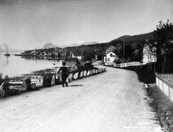 Sett vestover fra Strandgata mot Molde by.