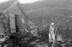 Borghild Sæbø, Borghild Sæbø koker ost på Samsetsetra