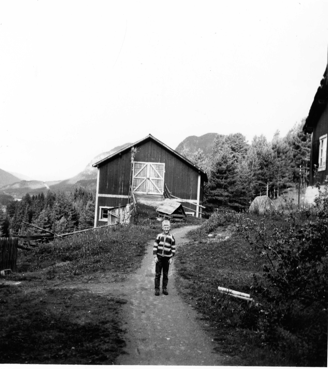 Portrett,låve,Einar Arnegård.
