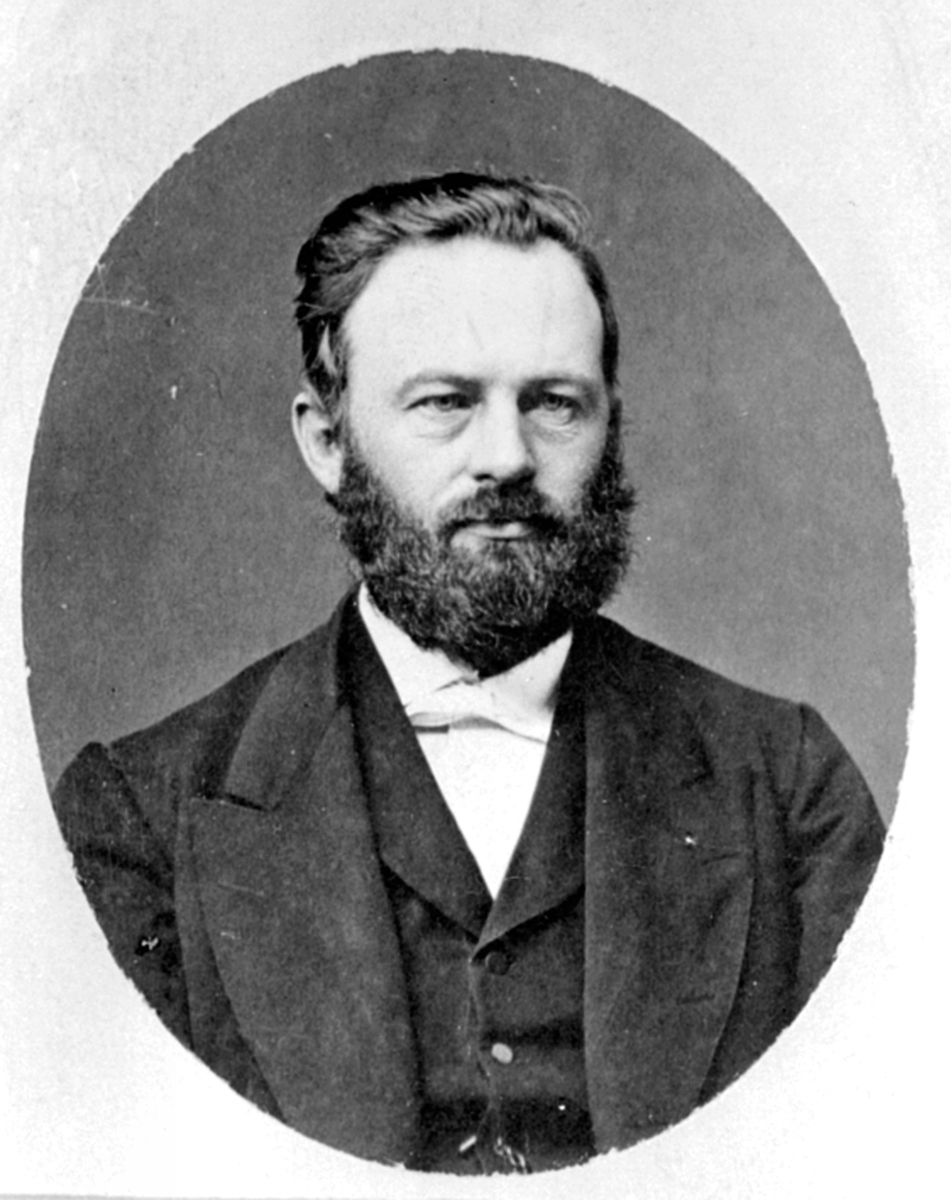 Portrett av pastor Diderik Arup, tredjeprest i Ringsaker 1867-1876.