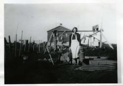 Erna Steinvåg. Gamvik 1935.