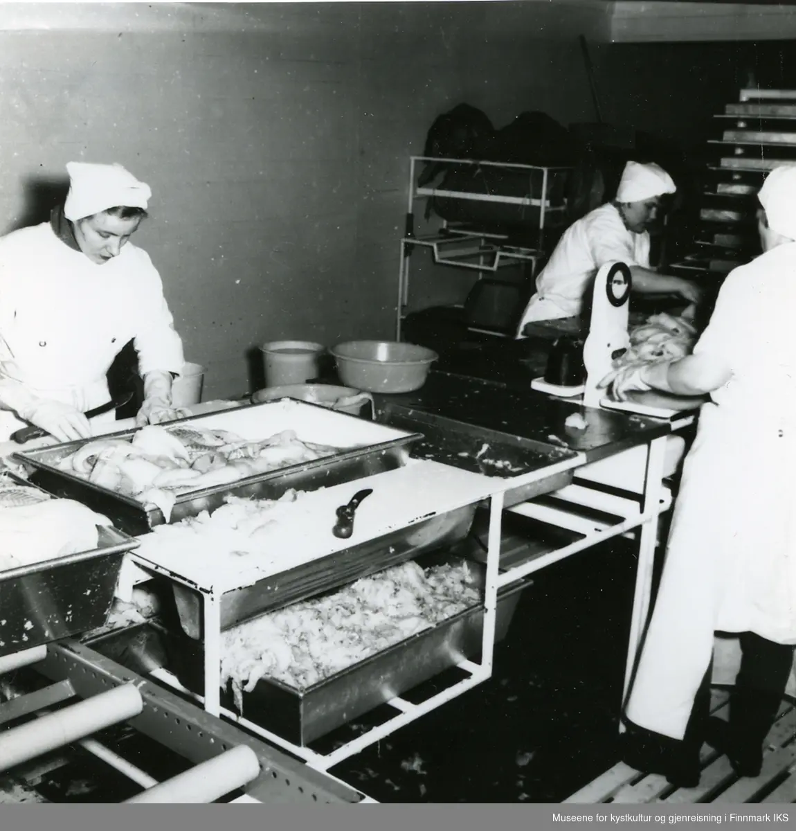 Filetarbeid på Fi-No-Tro i Mehamn ca 1962
