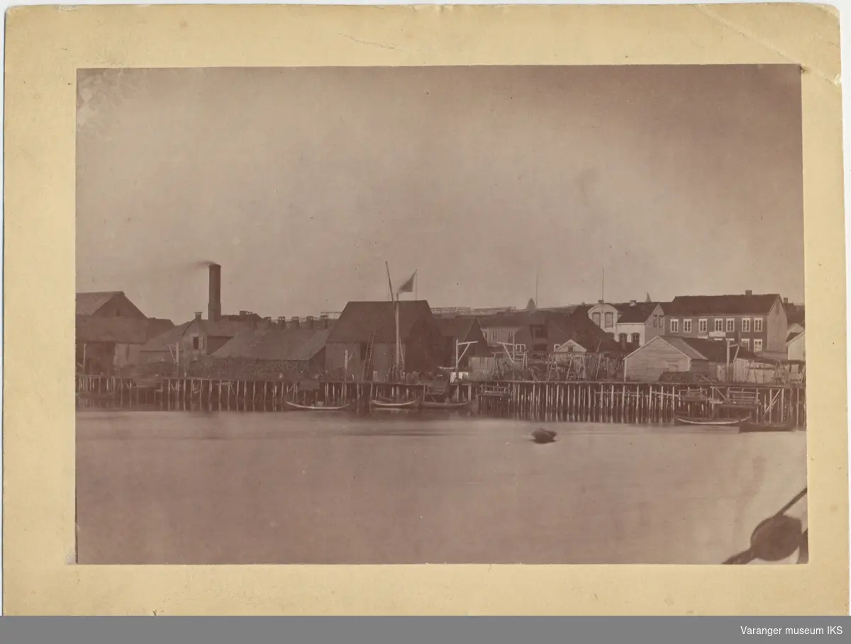Kaianlegg i Nordre Våg, ca. 1881