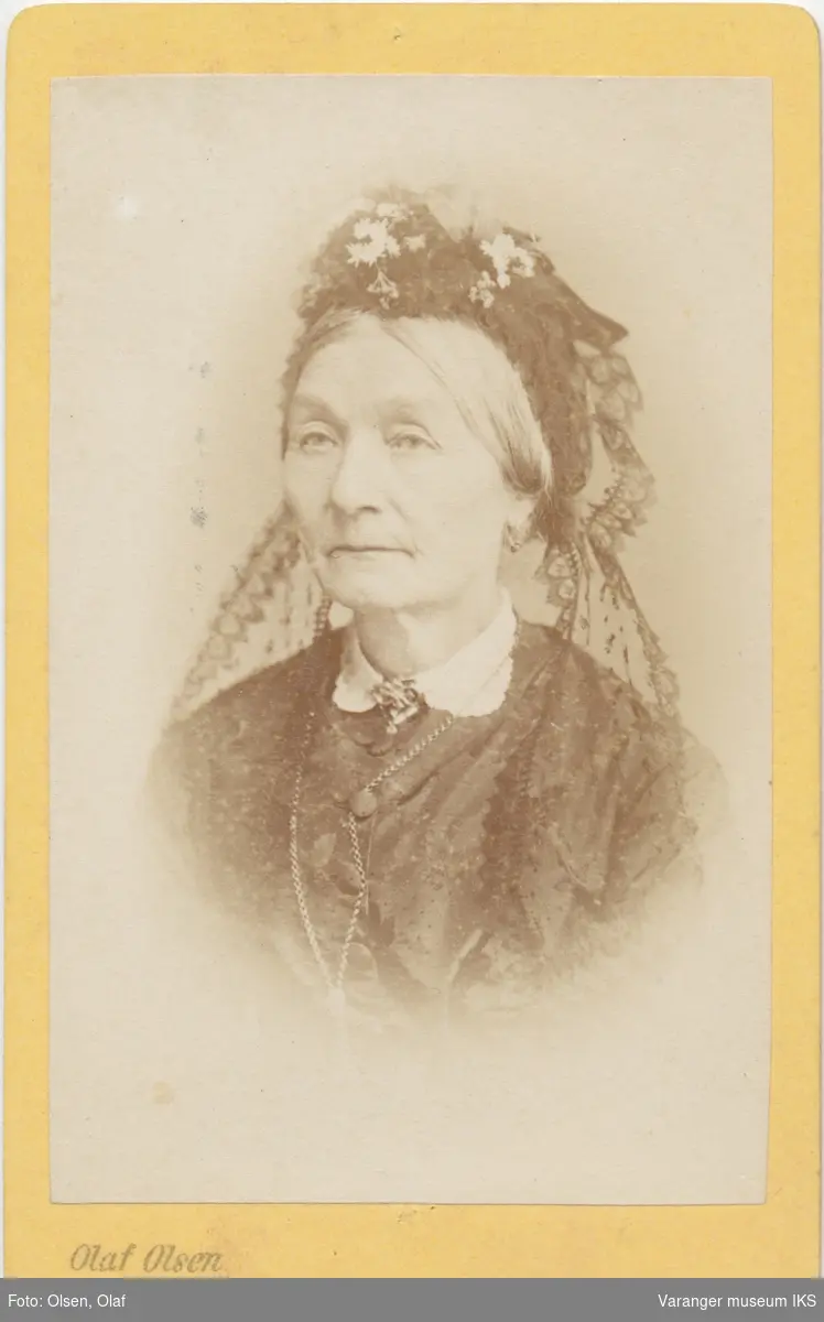 Portrett, Elisabeth Brodtkorb, ca. 1870