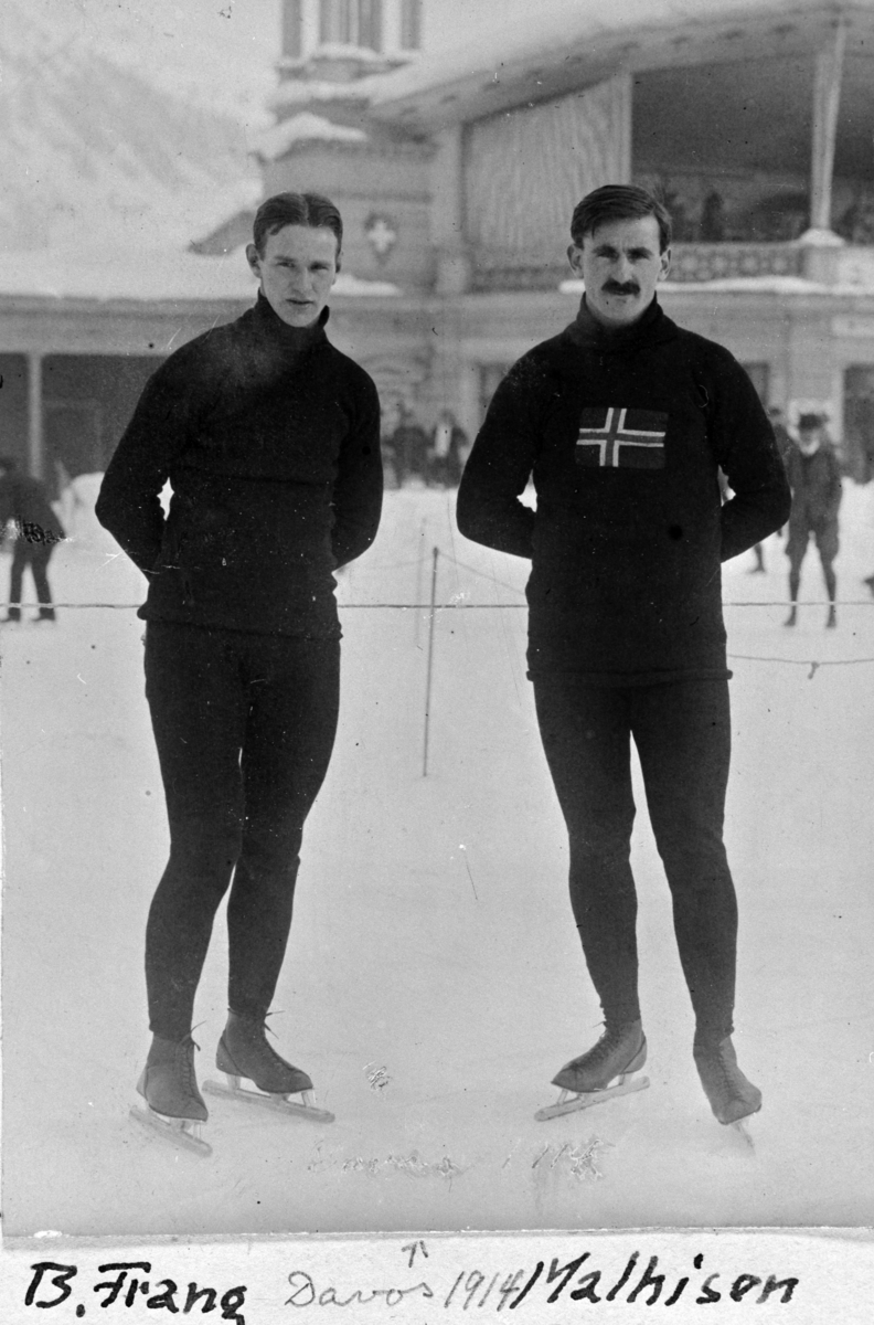 Skøyteløper B. Frang og Oscar Mathisen i Davos 1914. 
Oscar Wilhelm Mathisen (født 4. oktober 1888, død 10. april 1954) var en norsk skøyteløper som representerte Kristiania Skøiteklubb. 