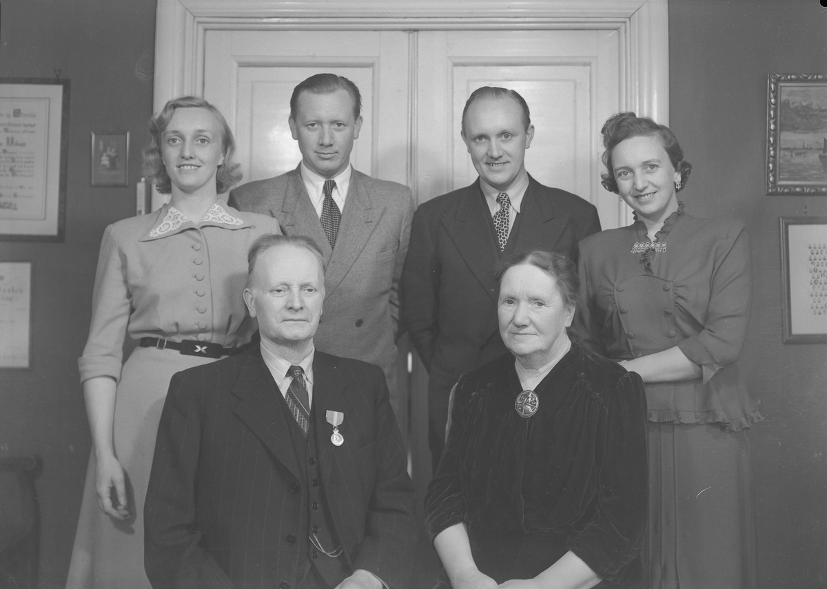 Hans Olaf Lund Viksjø med familie
