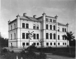 Skolebygning, døveskole, internat