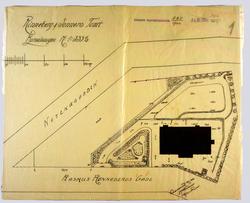 Rønneberg & Sønners tomt. Korsehaugen [Arkitektonisk tegning