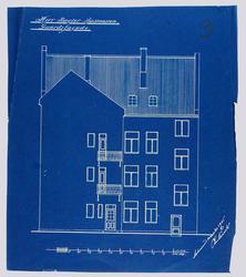 Herr Slagter Rasmussen, Gårdsfacade [Fasadeoppriss]