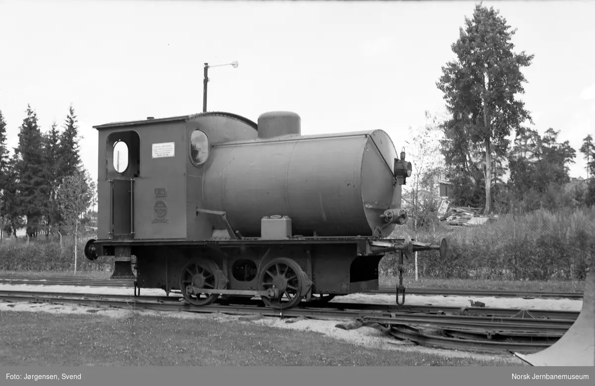 Fyrløst damplokomotiv "PAAL" på Jernbanemuseet