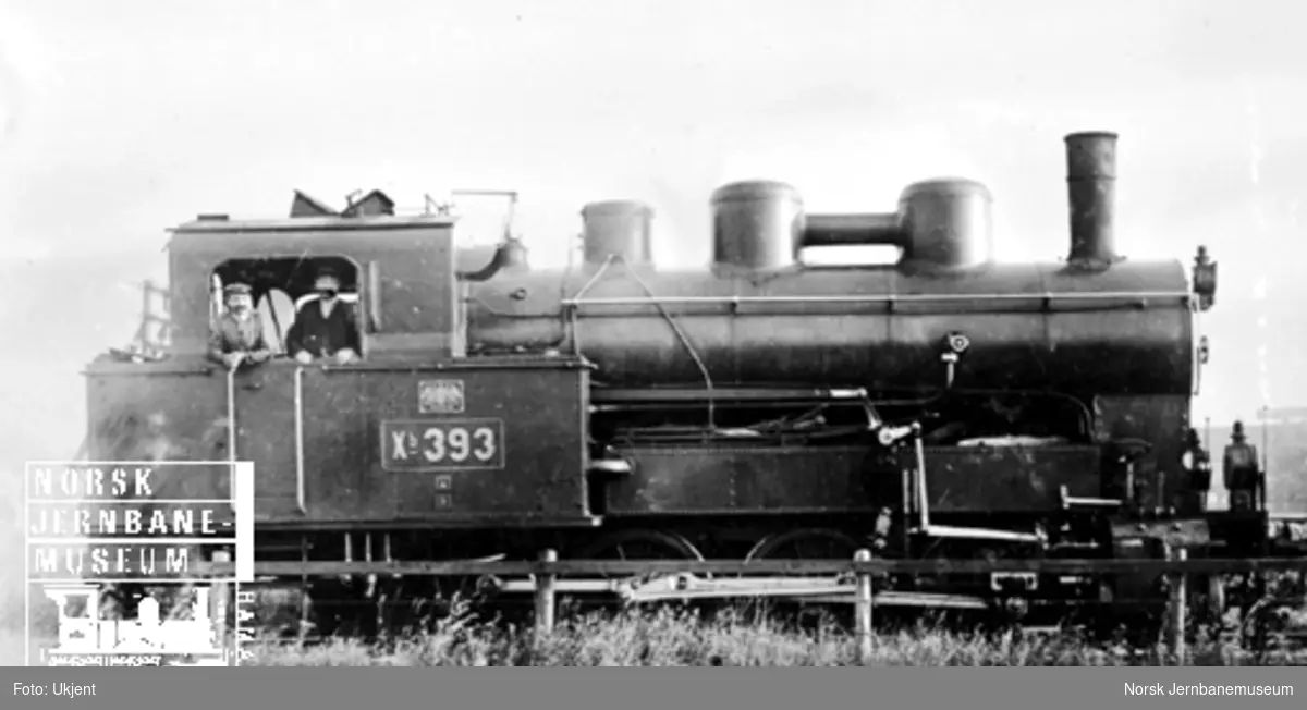 Tysk (badisk) damplokomotiv litra Xb nr. 393