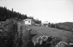 Ligardshaug 1944.  Hovedhuset er påbygd, og ny badstu er sat
