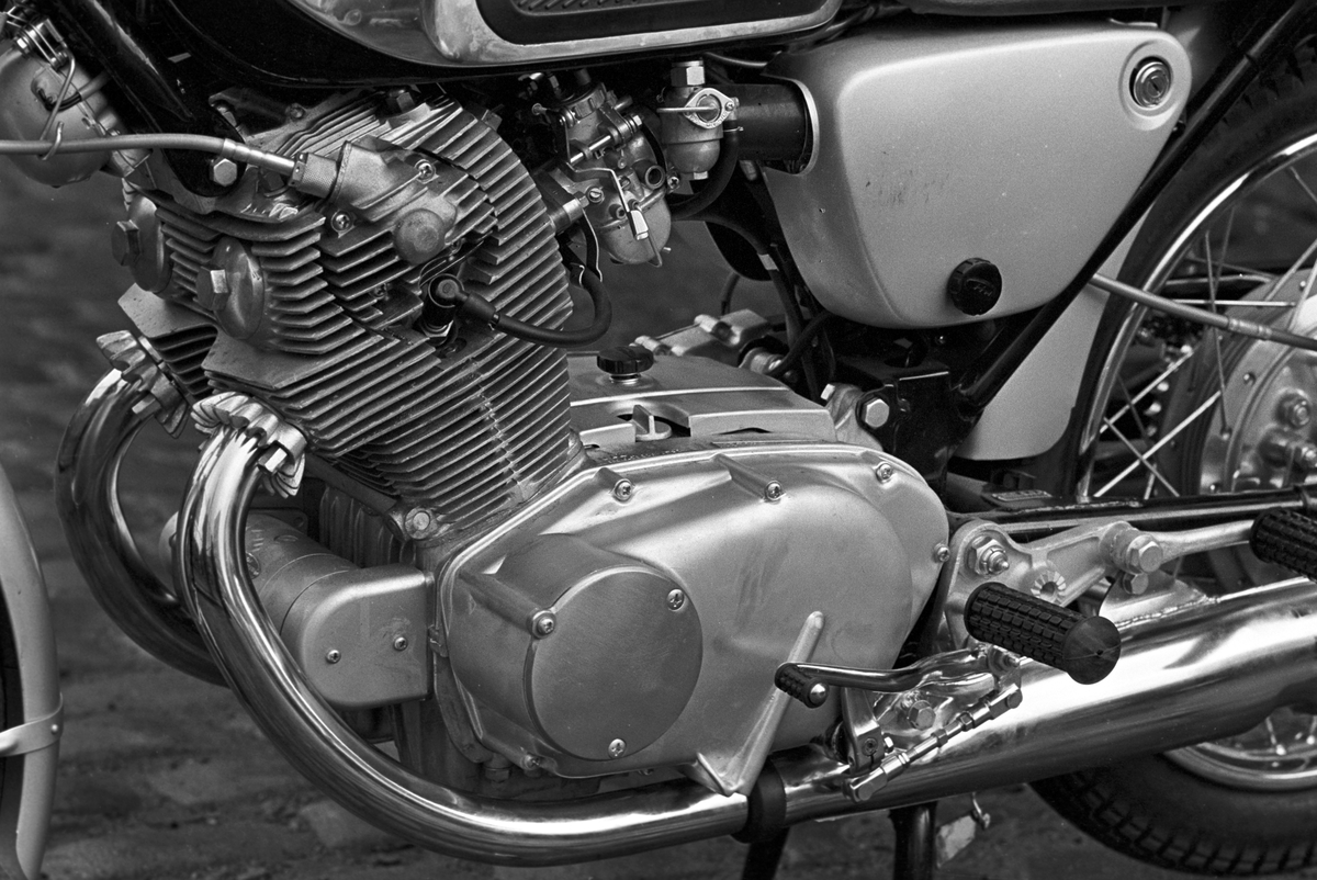 Serie. Honda motorsykkel. Fotografert oktober 1962.