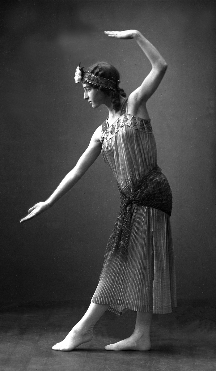 Portrett, ballettdanser, Marie Warhus.