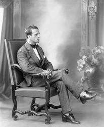 Portrett, skuespiller Gjems-Selmer.