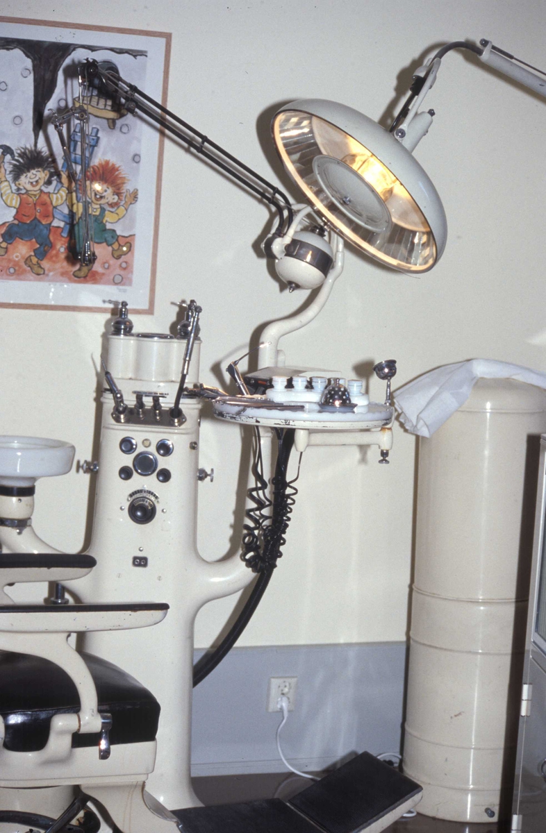 Tannlegemuseet,  Tannlegekontor ca.1960.