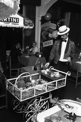 Stortingsgata 6, Oslo, 19.03.1970. Rennebarth restaurant. In