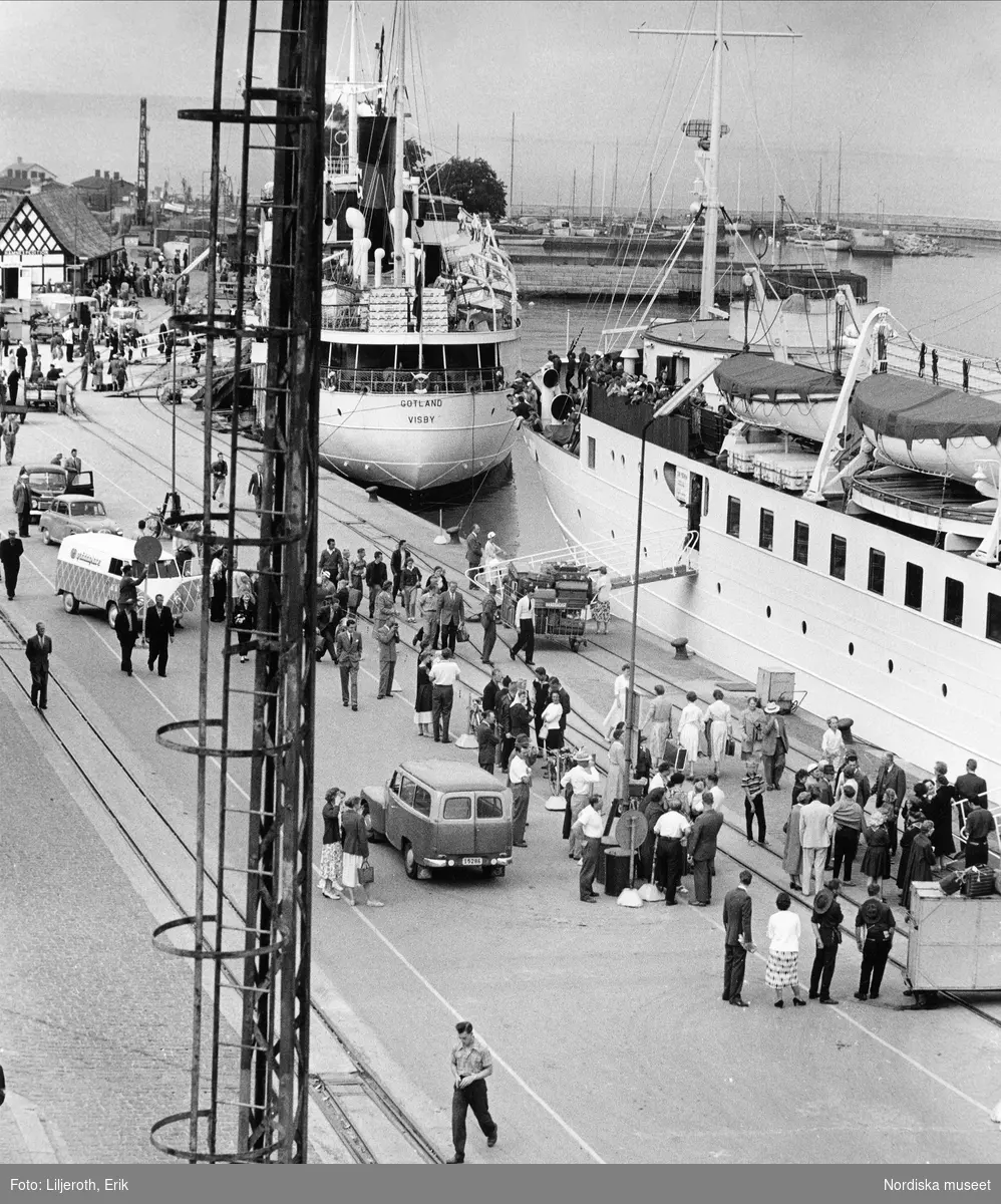 Gotlandsbåtar i Visby hamn