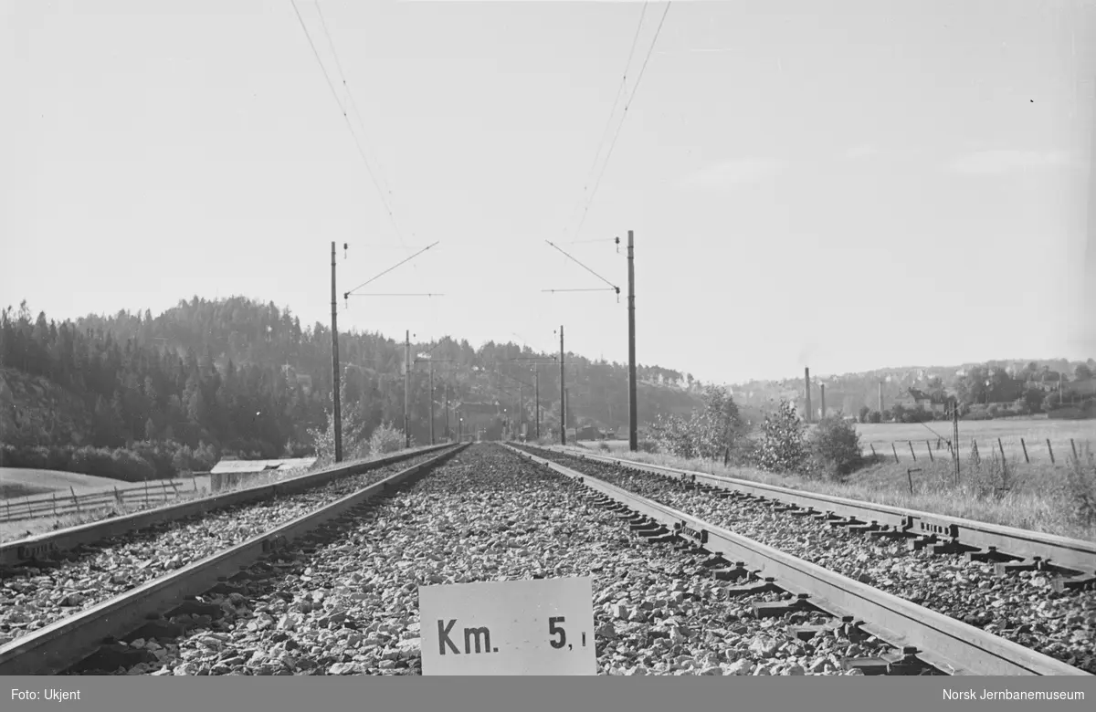 Hovedbanen : linjeføring km 5,1