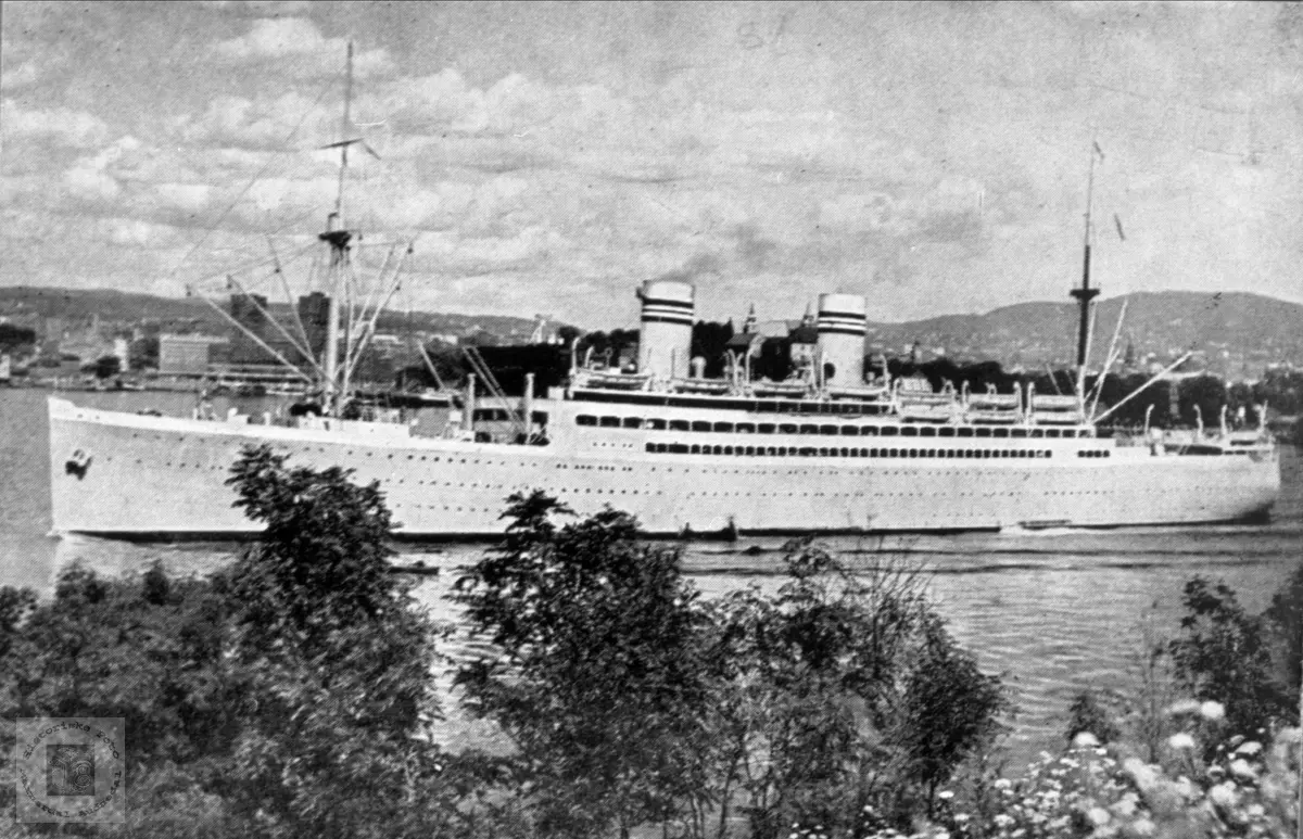 Amerikabåten "Stavangerfjord".