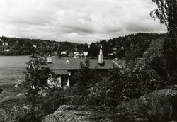 Tiedemanns feriested på Gråøya, Peisestua.