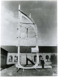 Akterstavn støpt etter Bessemers metode ved Strømmen Staal