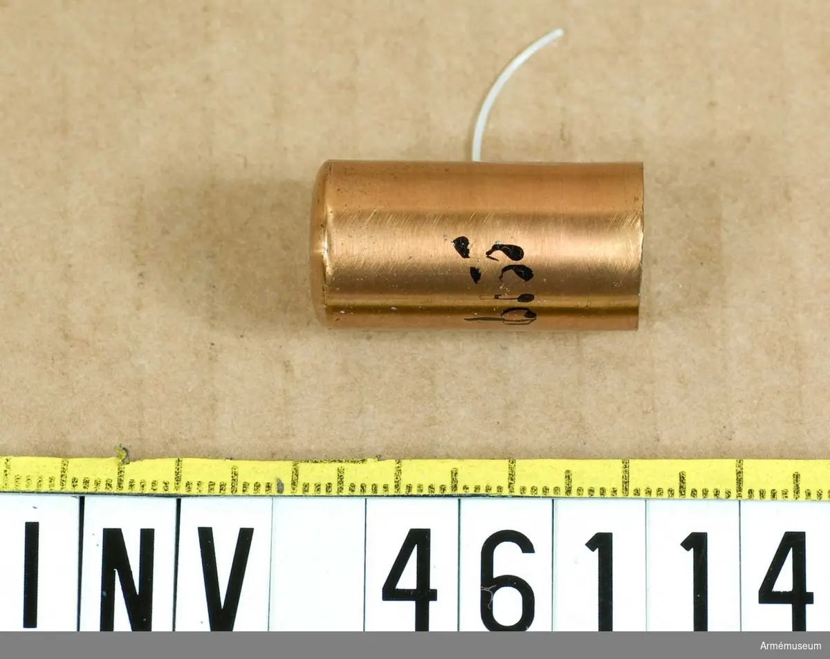 Grupp E V.
12 mm lös patron m/1868 till gevär m/1867 och karbiner m/1870, 1864-1868-1885.