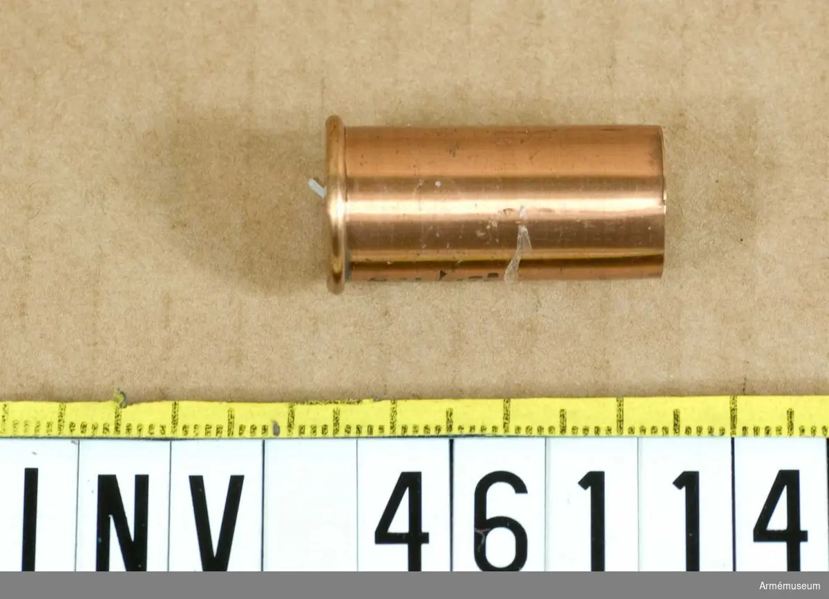 Grupp E V.
12 mm lös patron m/1868 till gevär m/1867 och karbiner m/1870, 1864-1868-1885.