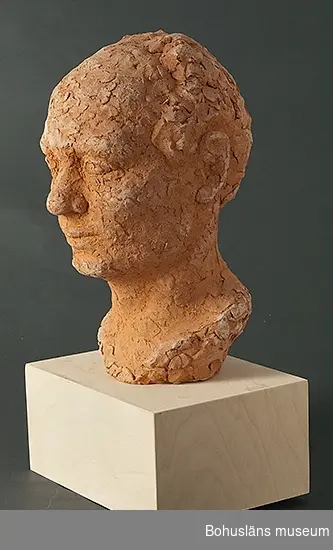 Montering/ram: Se vårdblankett, Skulptur föreställande manshuvud med titeln "Målaren".
Gåvan omfattar UM019982-UM019992