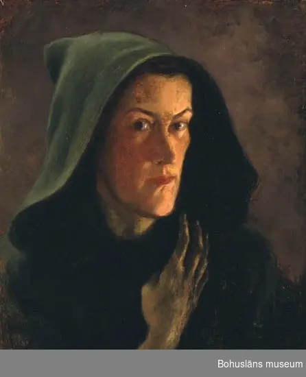 Stina Forssell; självporträtt