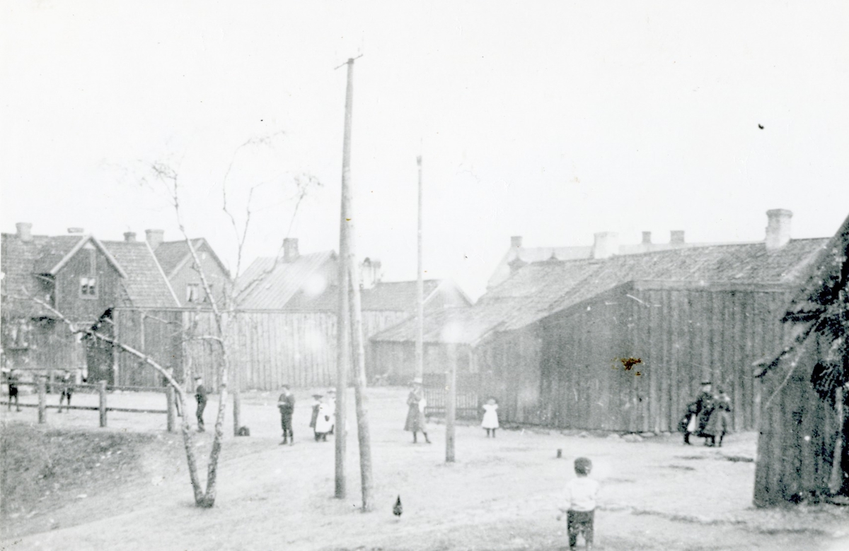 Bostadshus på Brunnsgatan i Halmstad