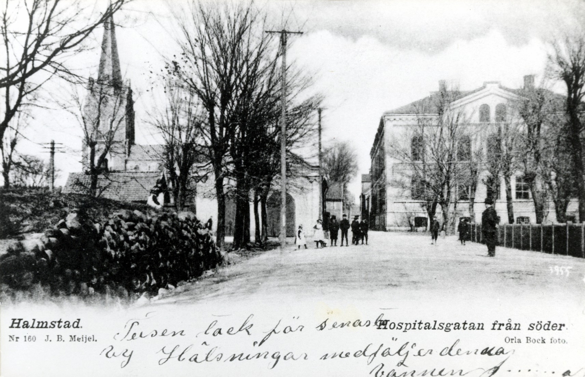 Gamla läroverket i Halmstad, senare handelsgymnasium, och yrkesskola
