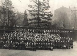 Elevene ved Berle skole.