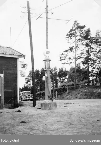 BP:s bensinstation i Fränsta, Torp.