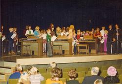 Festival i Speilet kino, høsten 1972. Yamaha musikkskole i F