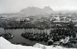 Svolvær havn. Postkort