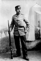 Kristian Torbergsen i uniform