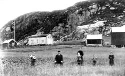 Fra venstre: Ottar Øren, Lars Oluf Olsen, Alma Elisabeth Øre