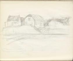 Studie av bebyggelse [Skisse]