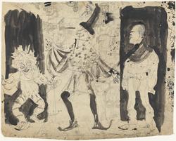 Teaterscene [Tegning]