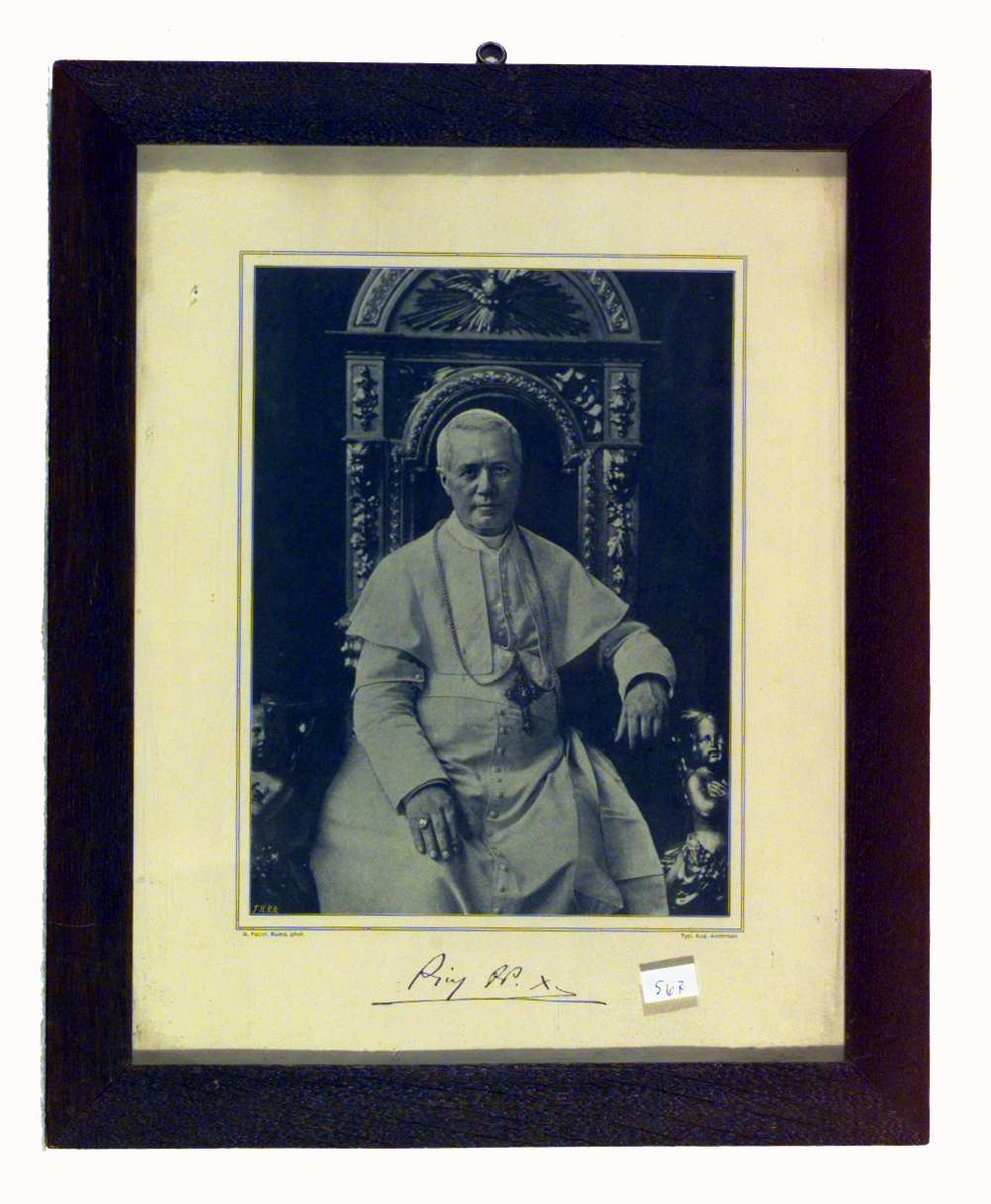 Portrett av pave Pius X (1835-1914)